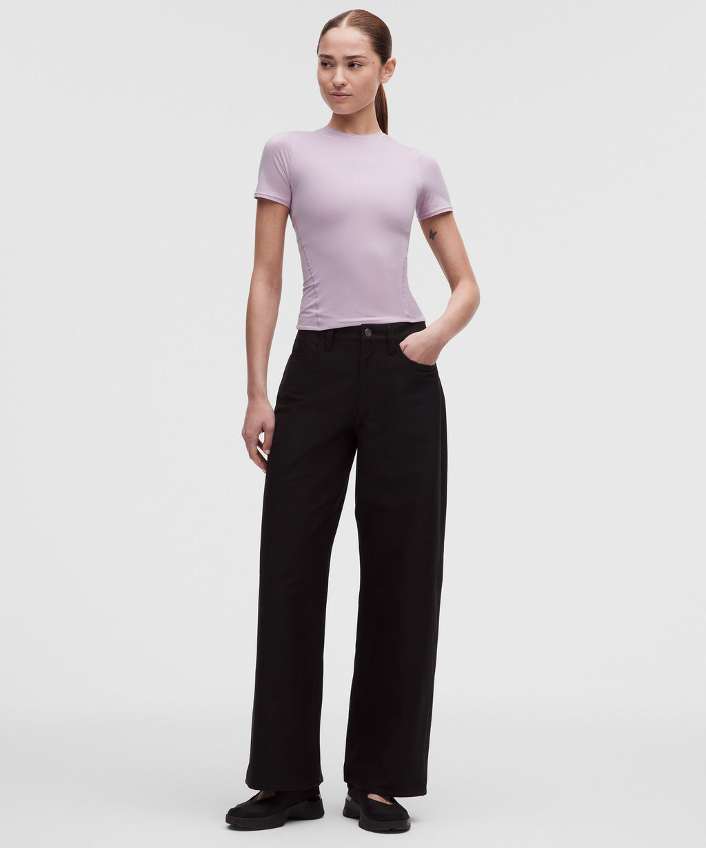 Wundermost Ultra-Soft Nulu Hip-Length Crewneck Shirt