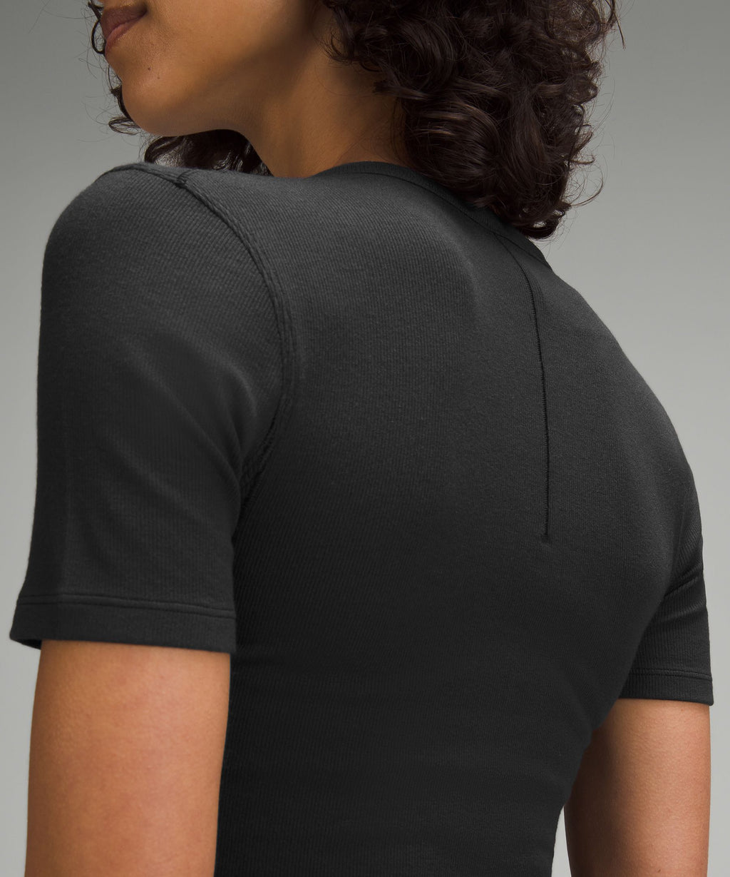 Hold Tight Straight-Hem Cropped T-Shirt