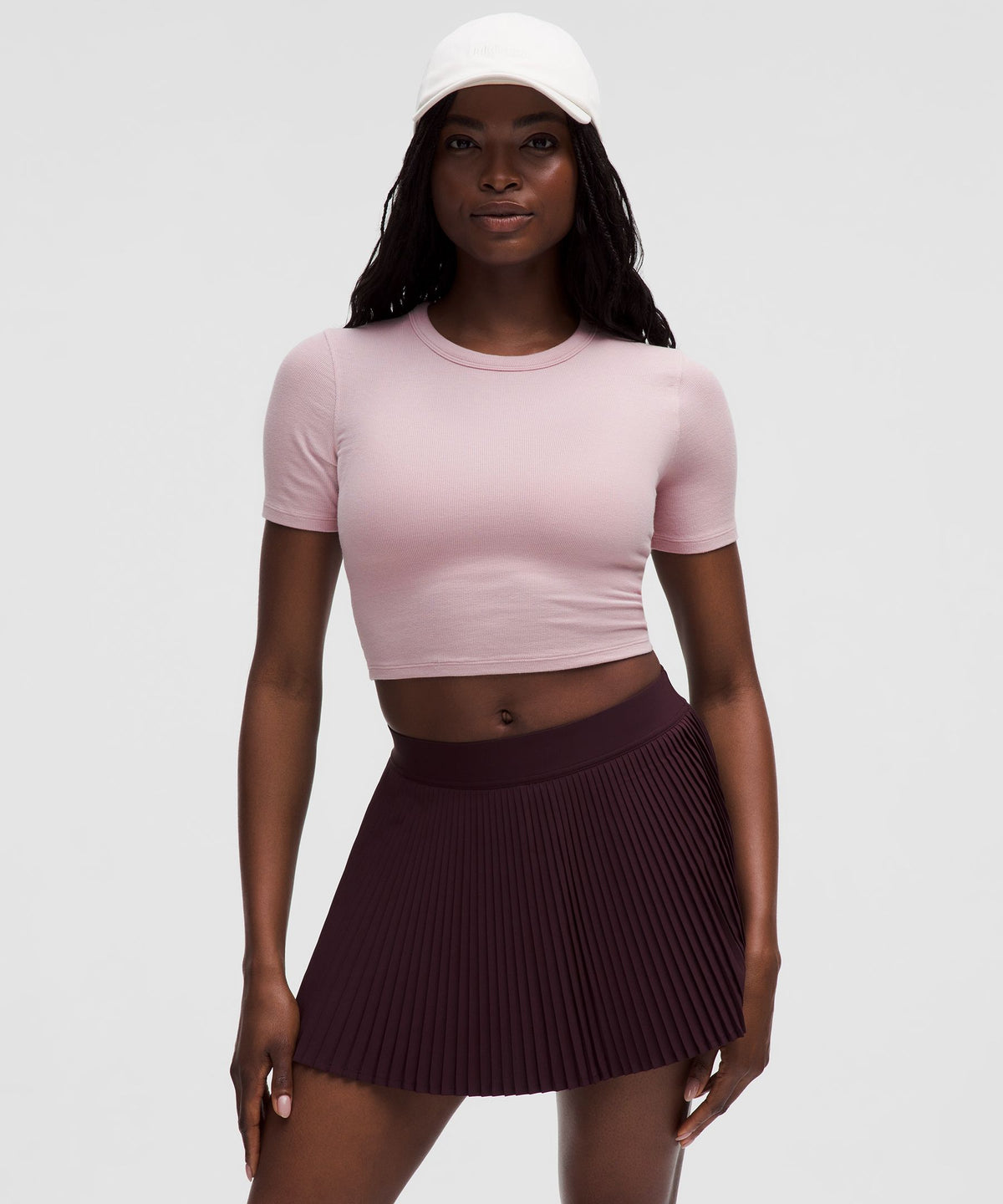 Hold Tight Straight-Hem Cropped T-Shirt