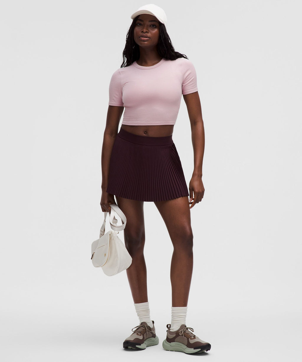 Hold Tight Straight-Hem Cropped T-Shirt