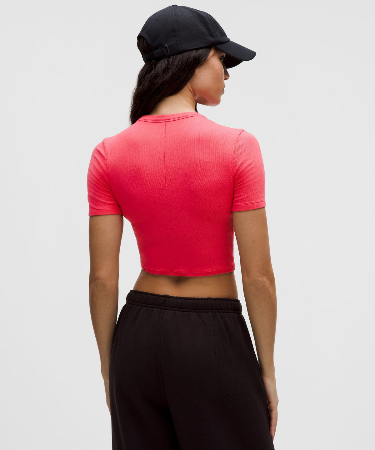 Hold Tight Straight-Hem Cropped T-Shirt