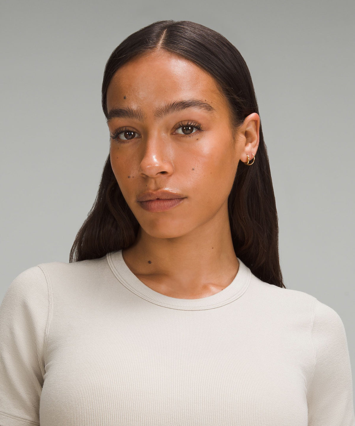 Hold Tight Straight-Hem Cropped T-Shirt