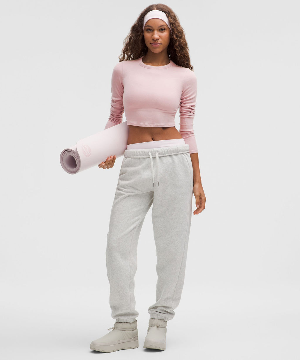 Hold Tight Straight-Hem Cropped Long-Sleeve Shirt
