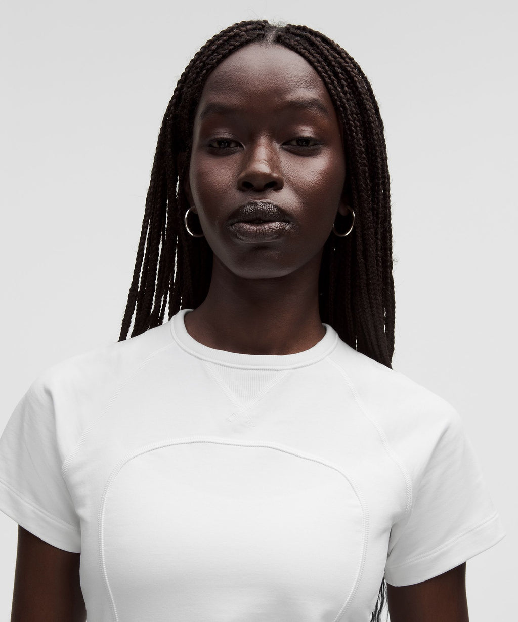 Cotton Terry Short-Sleeve ShirtSLNSH Collection