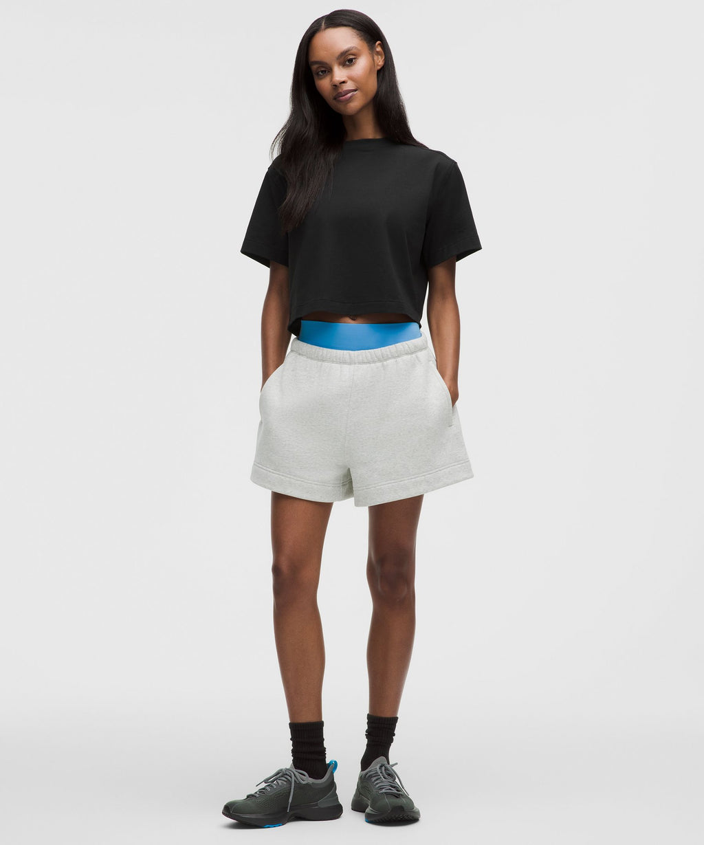 All Yours Organic Cotton-Blend Cropped T-Shirt