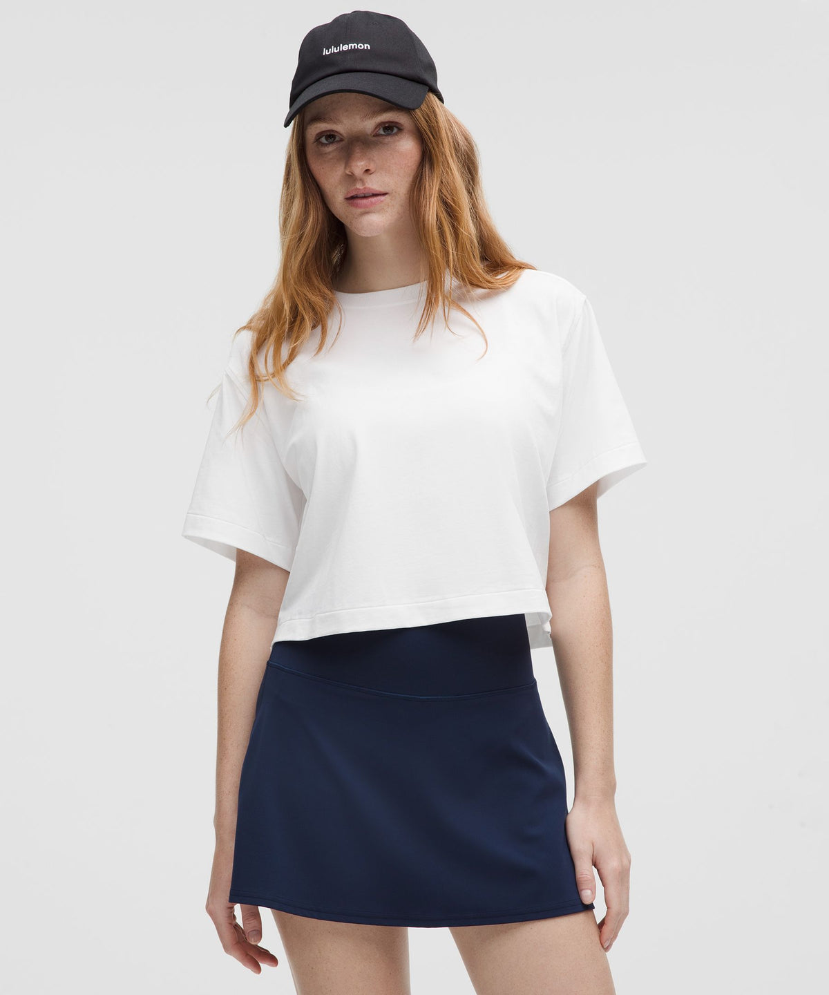 All Yours Organic Cotton-Blend Cropped T-Shirt