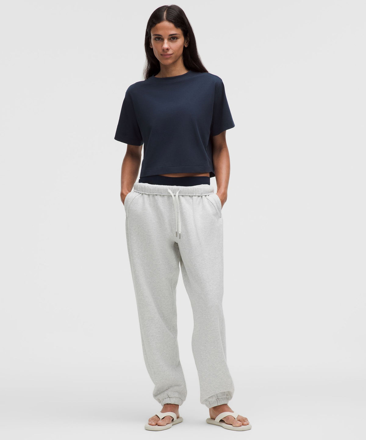 All Yours Organic Cotton-Blend Cropped T-Shirt
