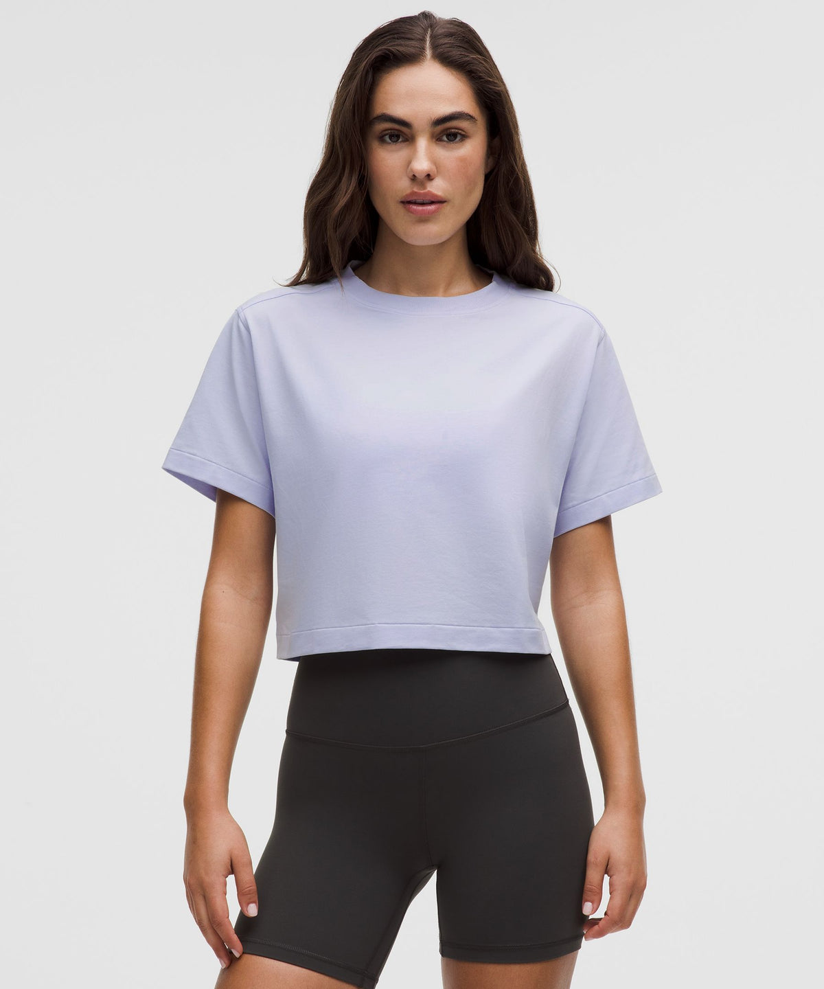All Yours Organic Cotton-Blend Cropped T-Shirt