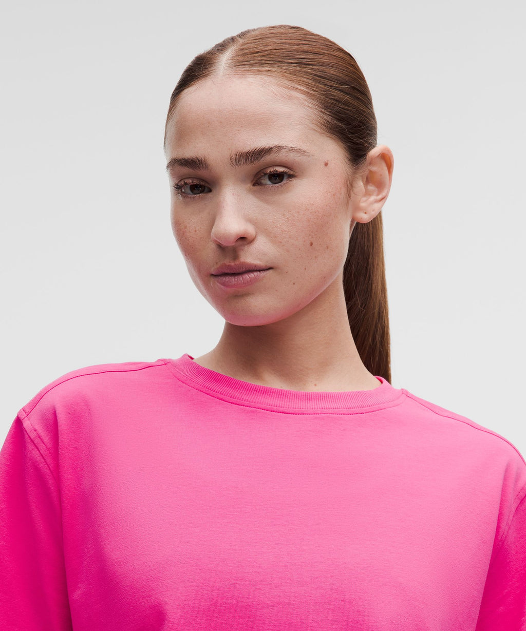 All Yours Organic Cotton-Blend Cropped T-Shirt