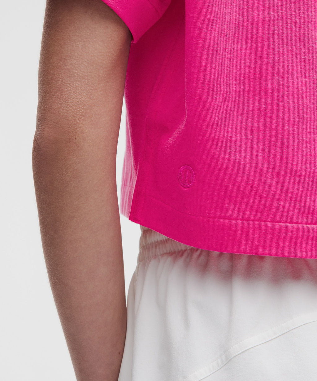 All Yours Organic Cotton-Blend Cropped T-Shirt