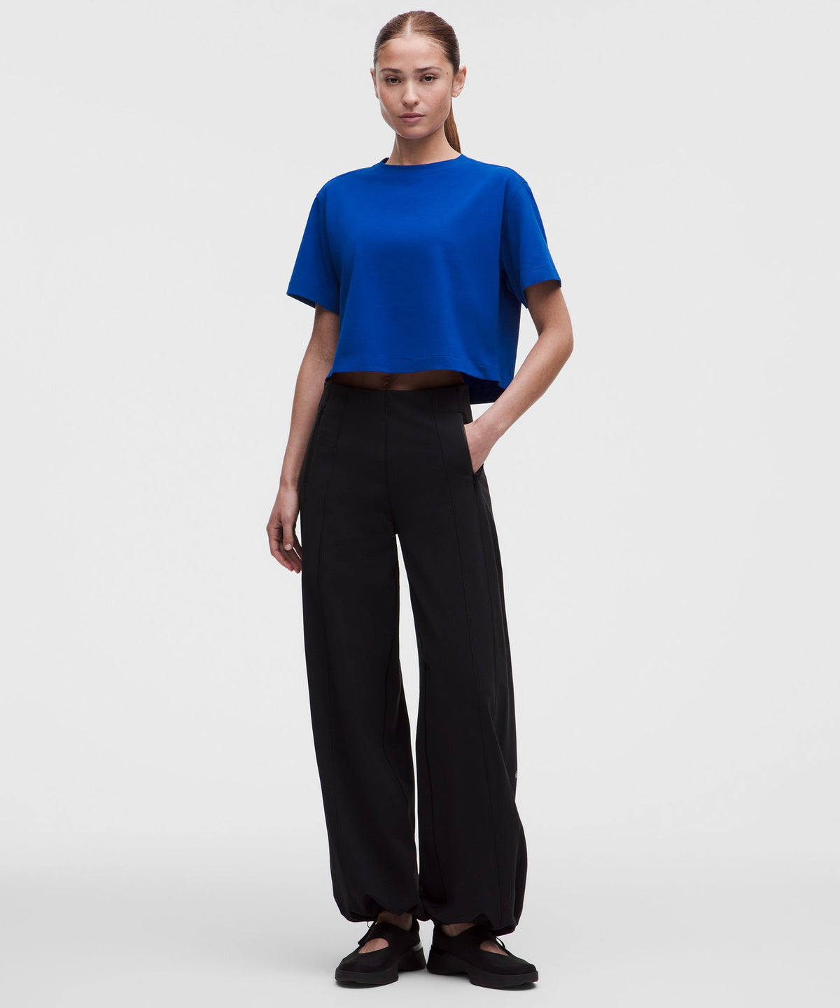 All Yours Organic Cotton-Blend Cropped T-Shirt
