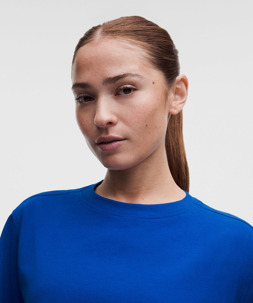 All Yours Organic Cotton-Blend Cropped T-Shirt