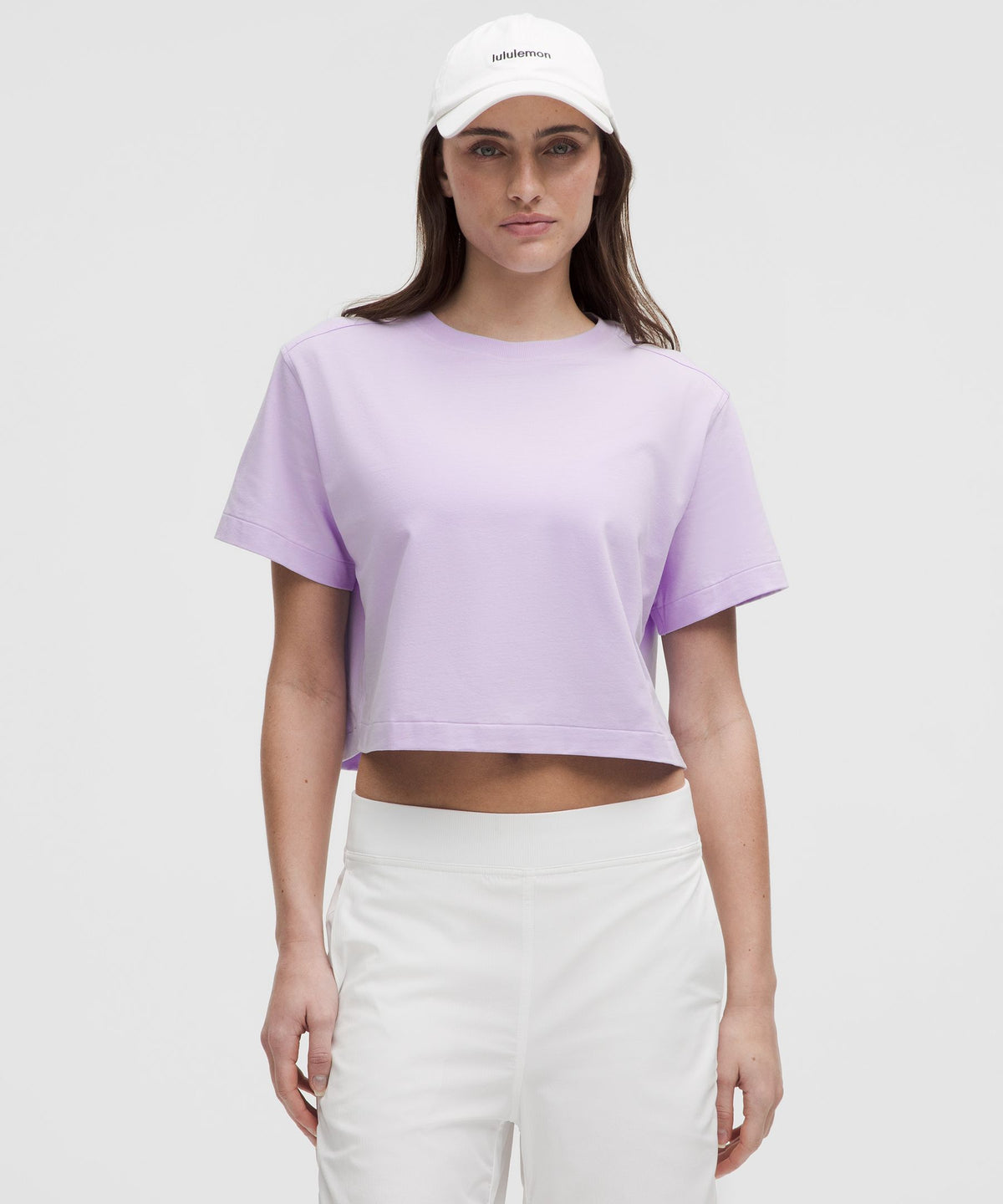 All Yours Organic Cotton-Blend Cropped T-Shirt
