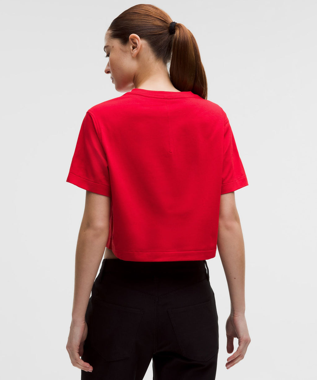 All Yours Organic Cotton-Blend Cropped T-Shirt