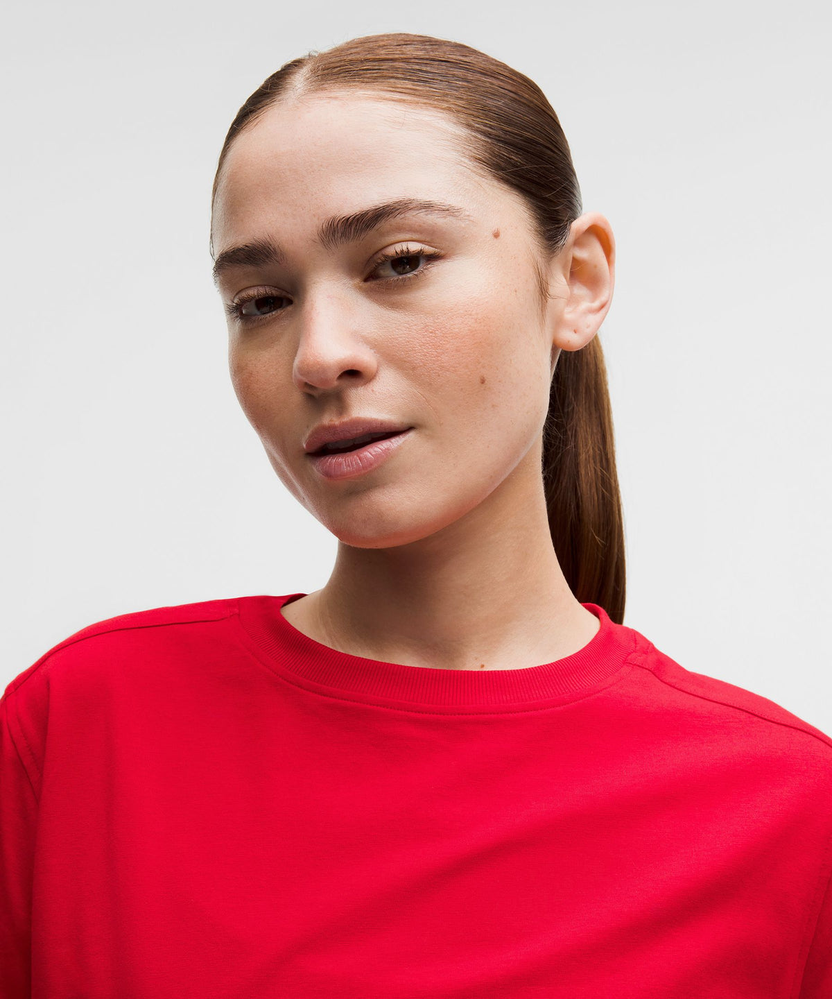All Yours Organic Cotton-Blend Cropped T-Shirt
