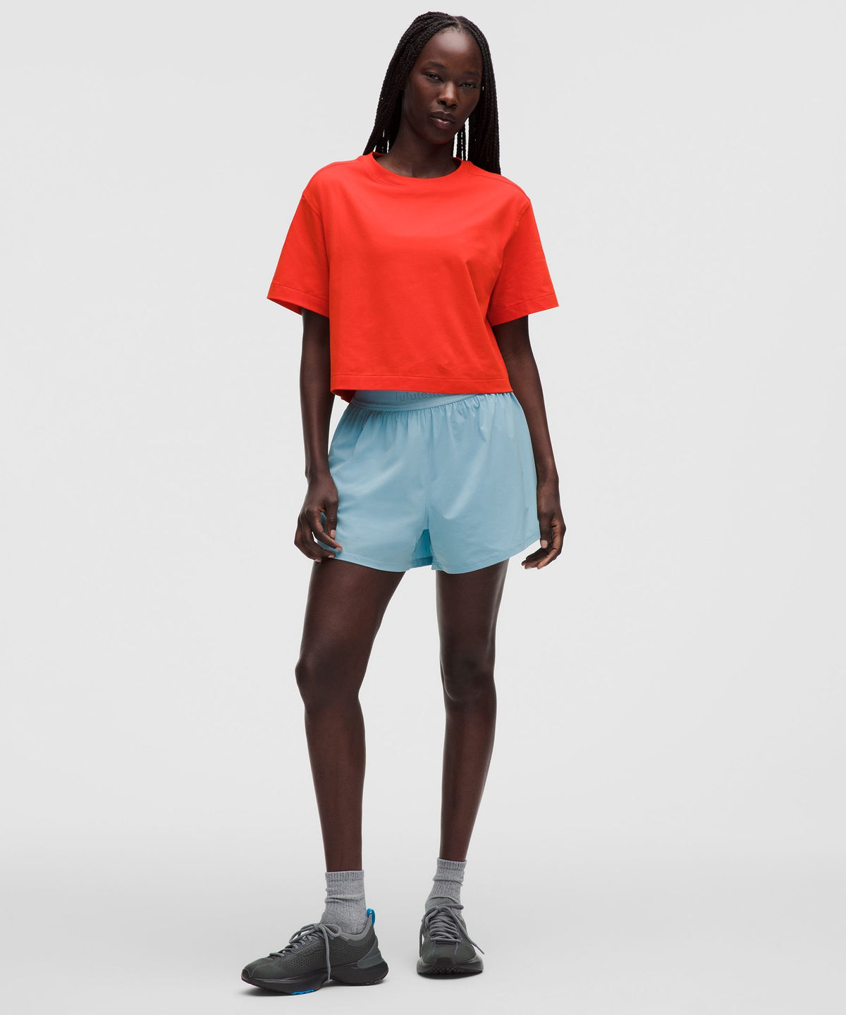 All Yours Organic Cotton-Blend Cropped T-Shirt