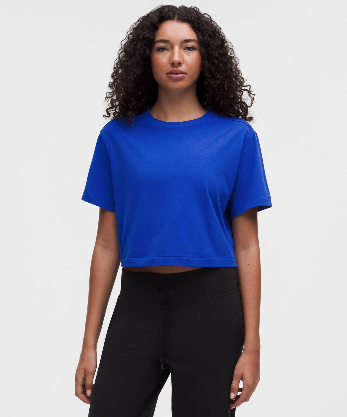 All Yours Organic Cotton-Blend Cropped T-Shirt