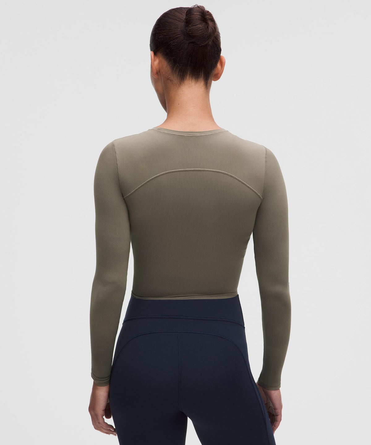 Unrestricted Power Cropped Long-Sleeve Shirt