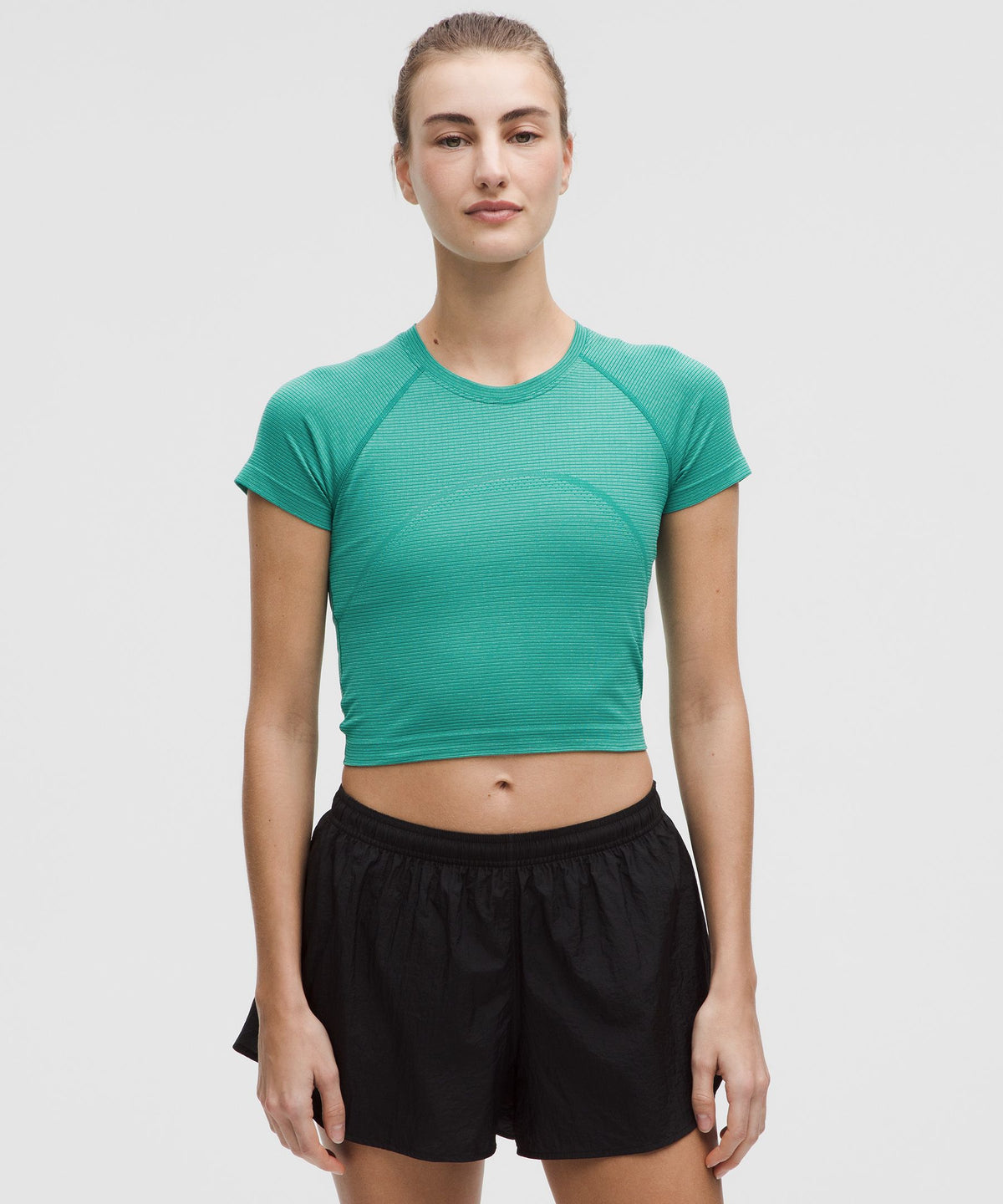 Swiftly Tech Cropped Short-Sleeve Shirt 2.0