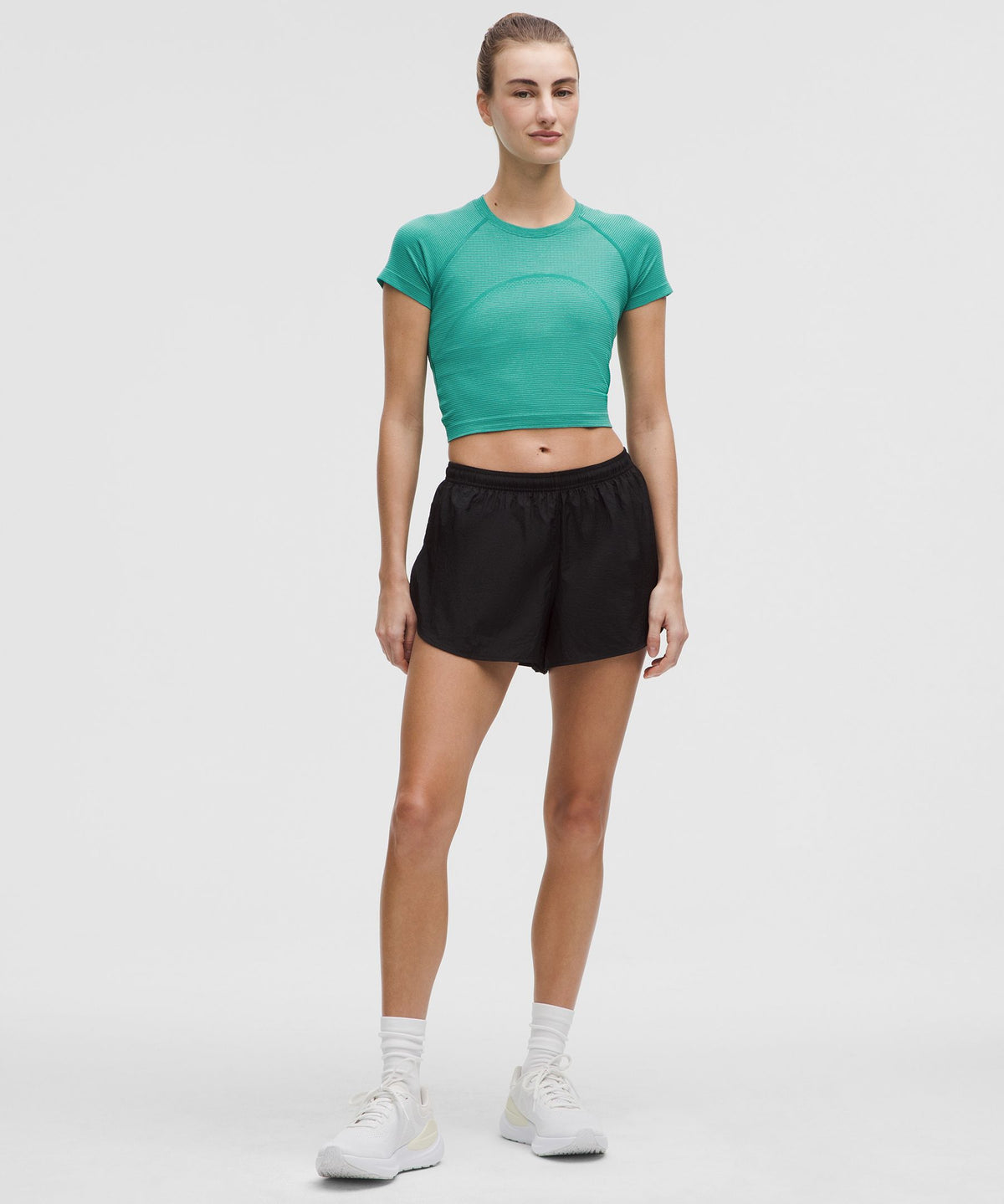 Swiftly Tech Cropped Short-Sleeve Shirt 2.0