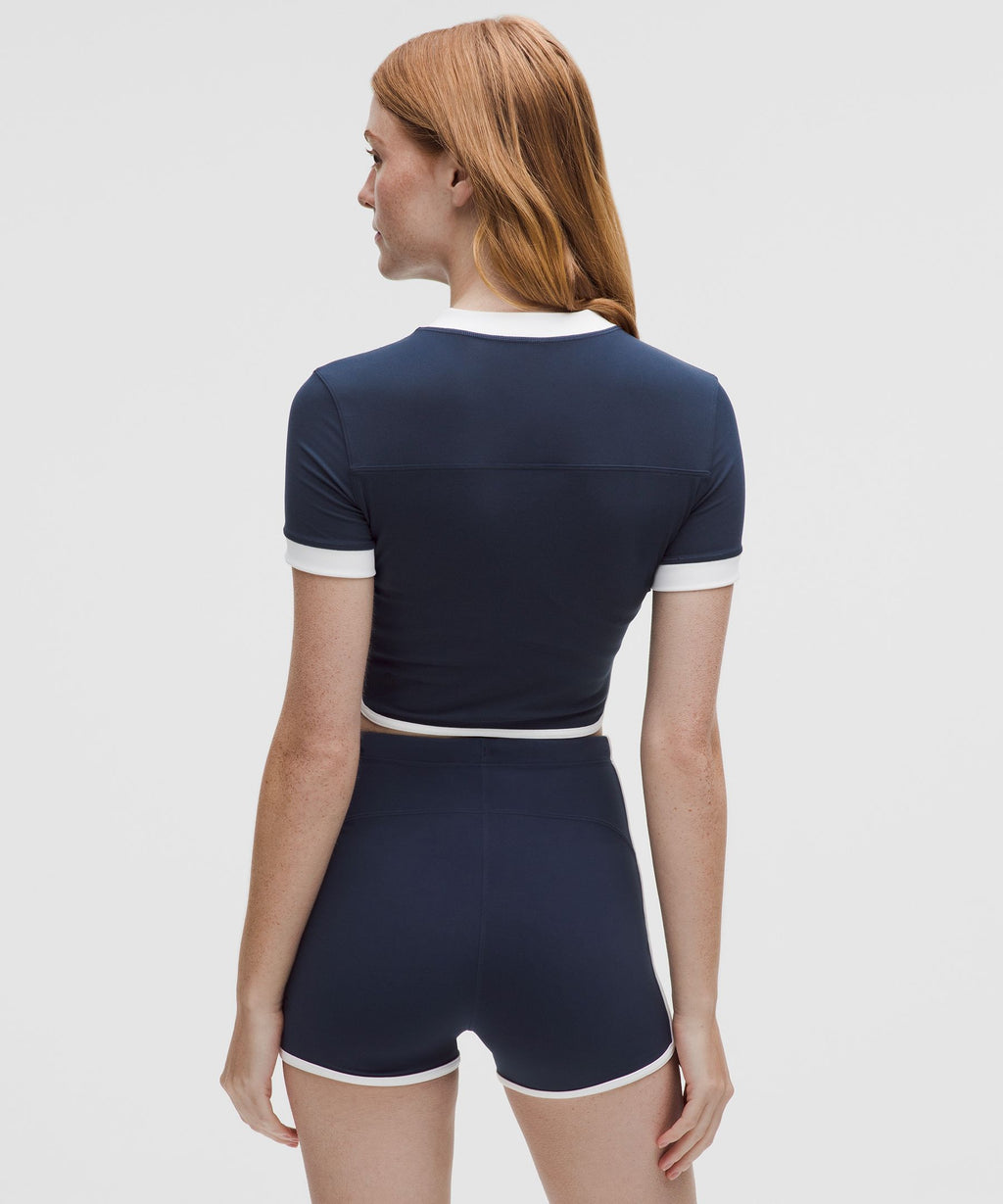 Nulu Sporty Trim Short-Sleeve Shirt