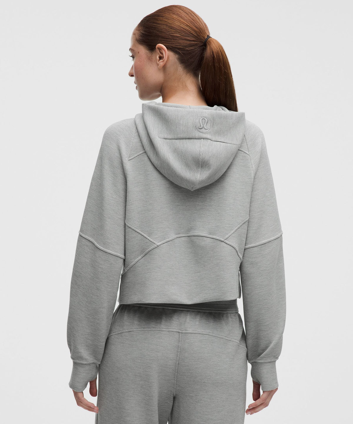 Scuba Oversized Full-Zip HoodieWaffle
