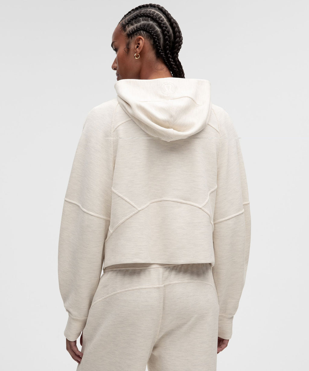 Scuba Oversized Full-Zip HoodieWaffle