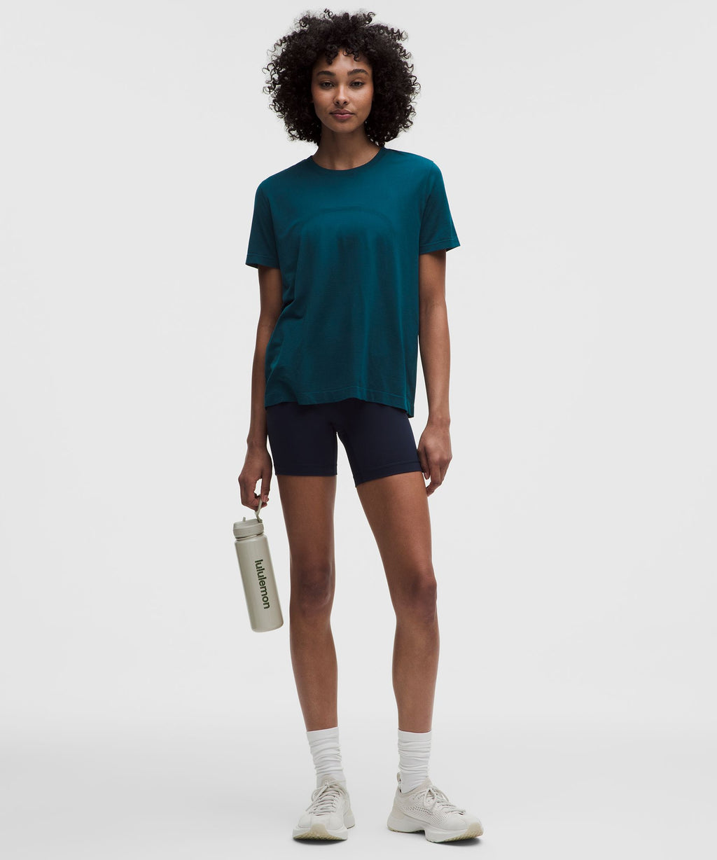 Swiftly Relaxed Short-Sleeve ShirtHip Length
