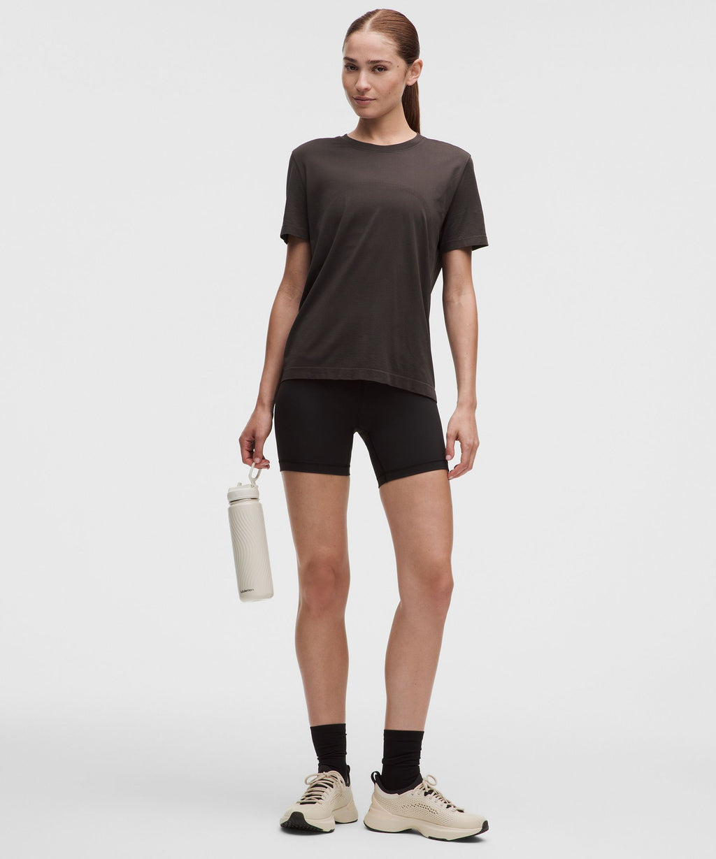 Swiftly Relaxed Short-Sleeve ShirtHip Length