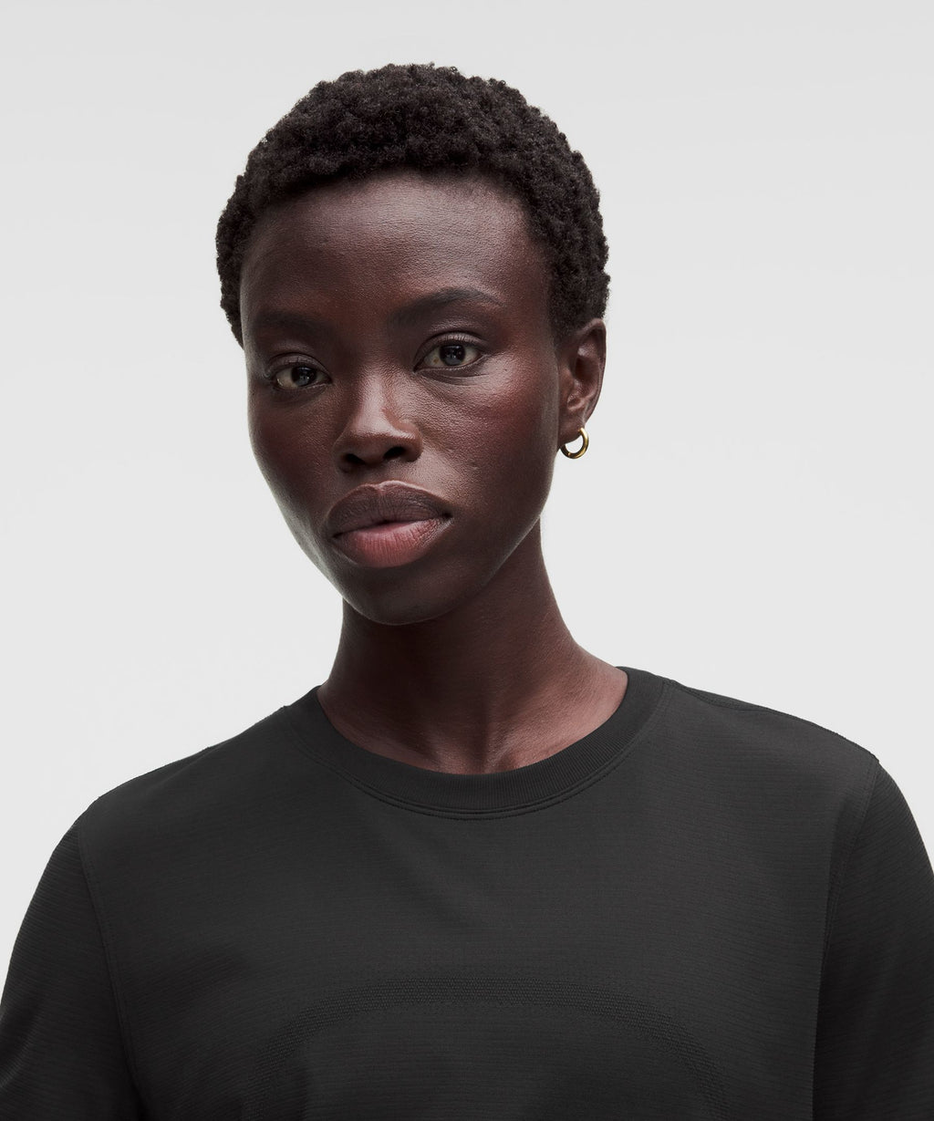 Swiftly Relaxed Short-Sleeve ShirtHip Length