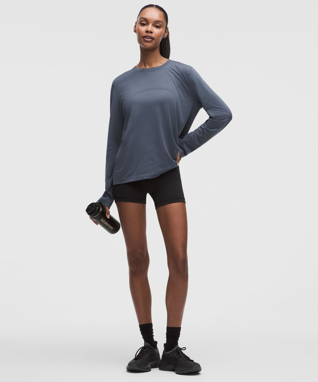 Swiftly Relaxed Long-Sleeve ShirtHip Length