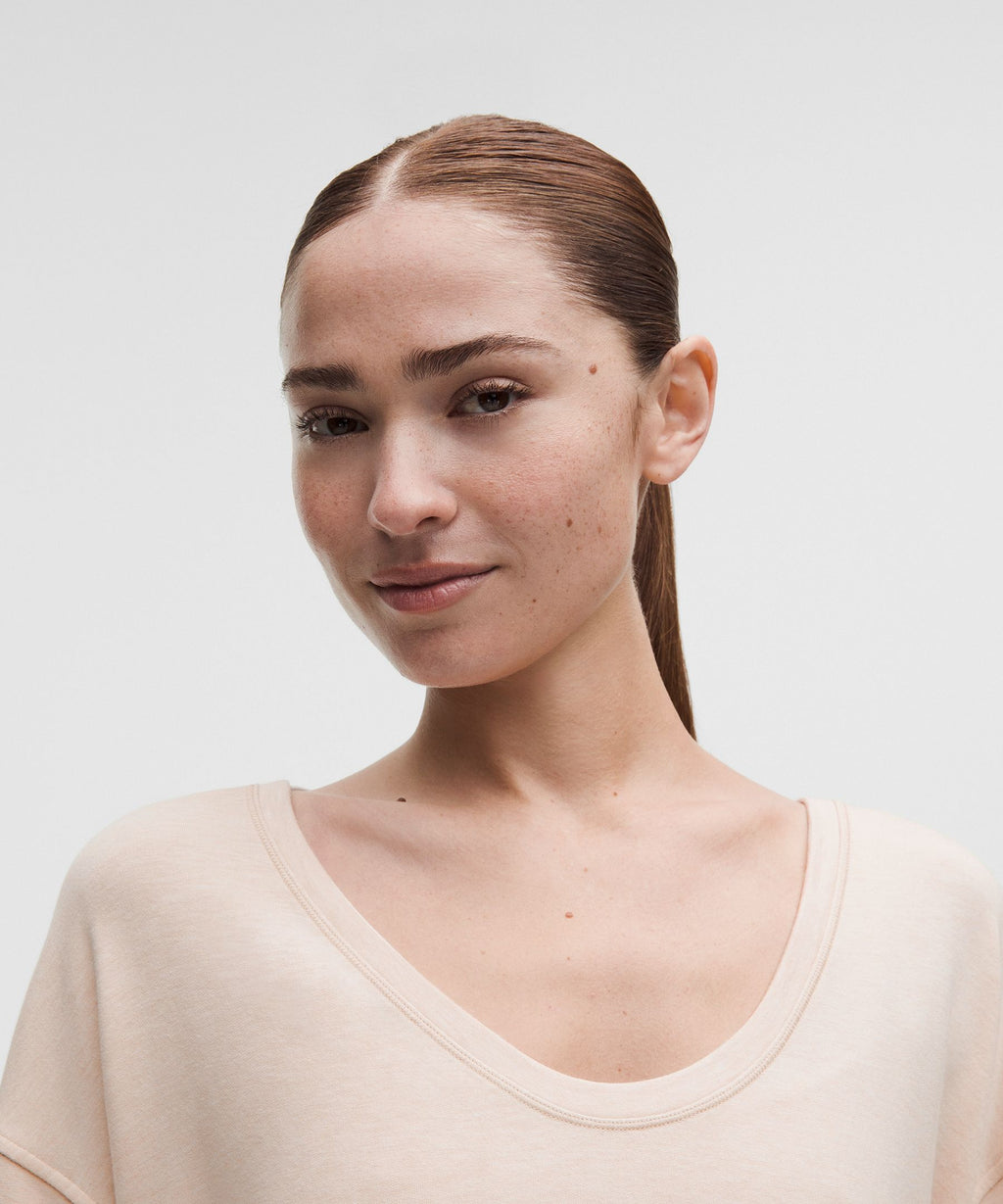 BeCalm Scoop-Neck Pullover