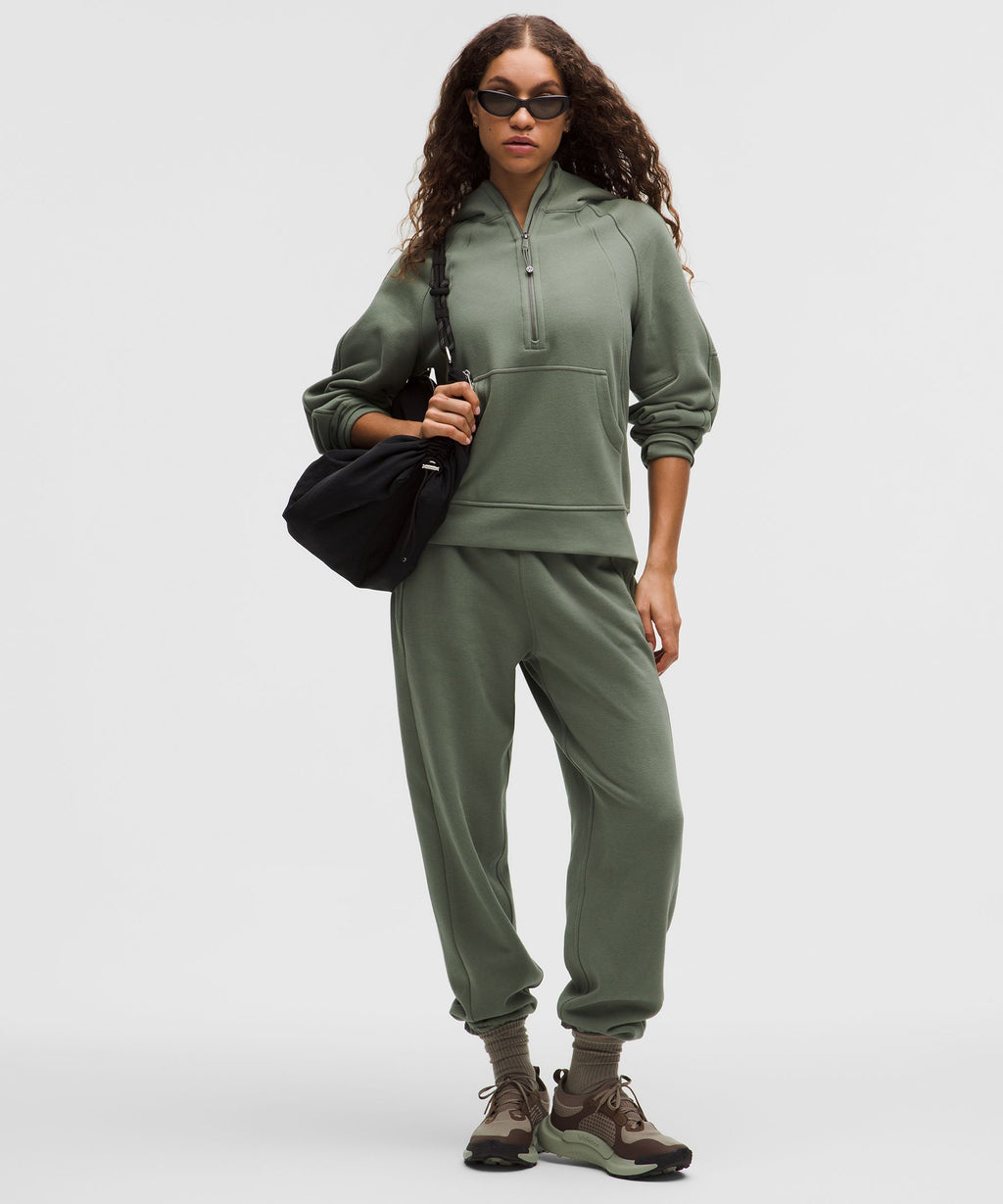 Scuba Oversized Half-Zip HoodieLong