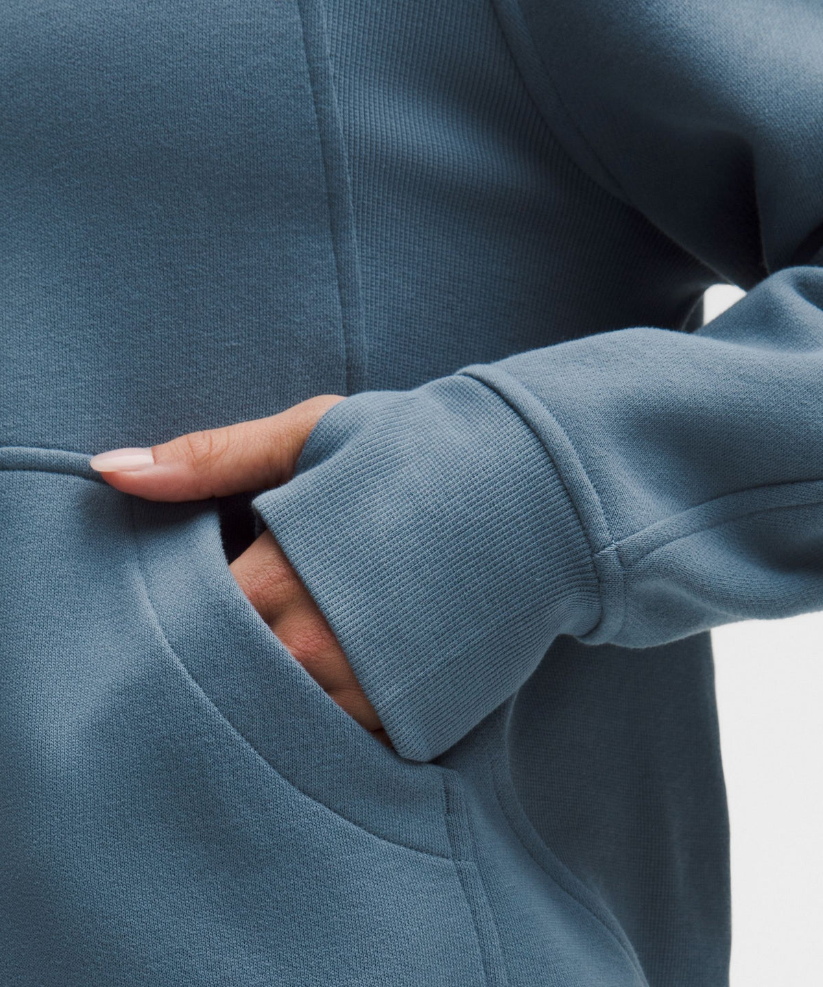 Scuba Oversized Half-Zip HoodieLong