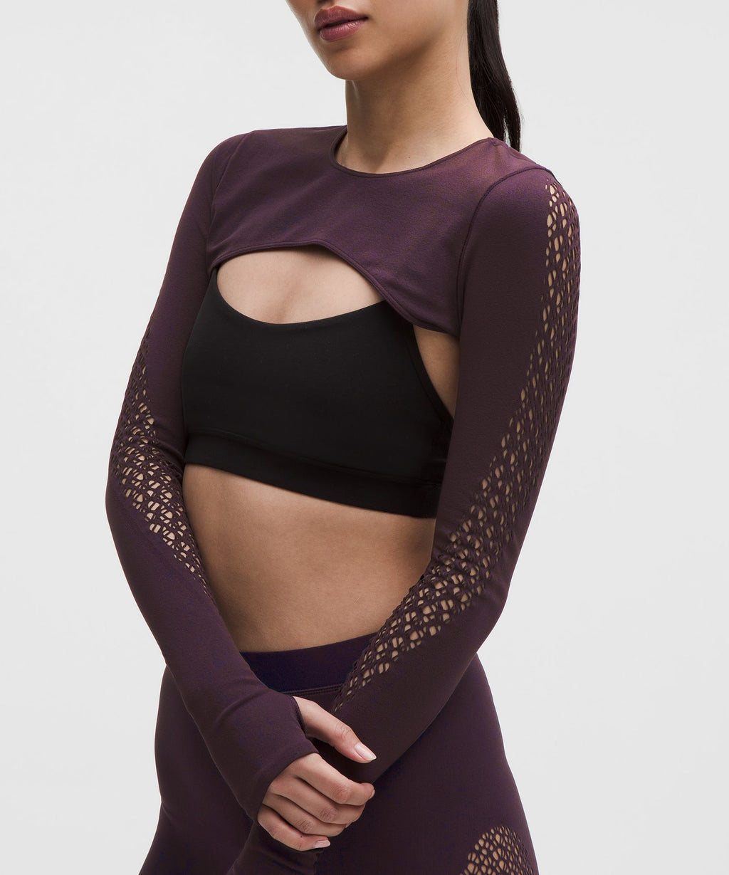RevealKnit Interlace Long-Sleeve Shrug