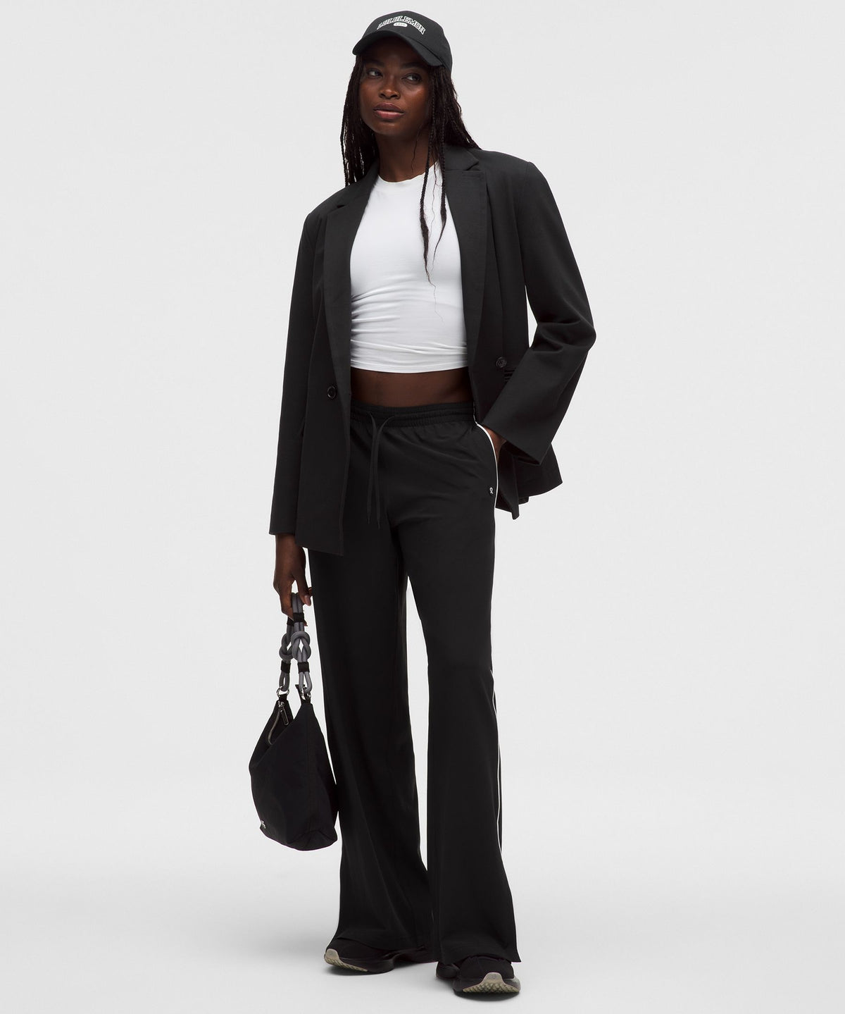 Brushed Twill Oversized Blazer