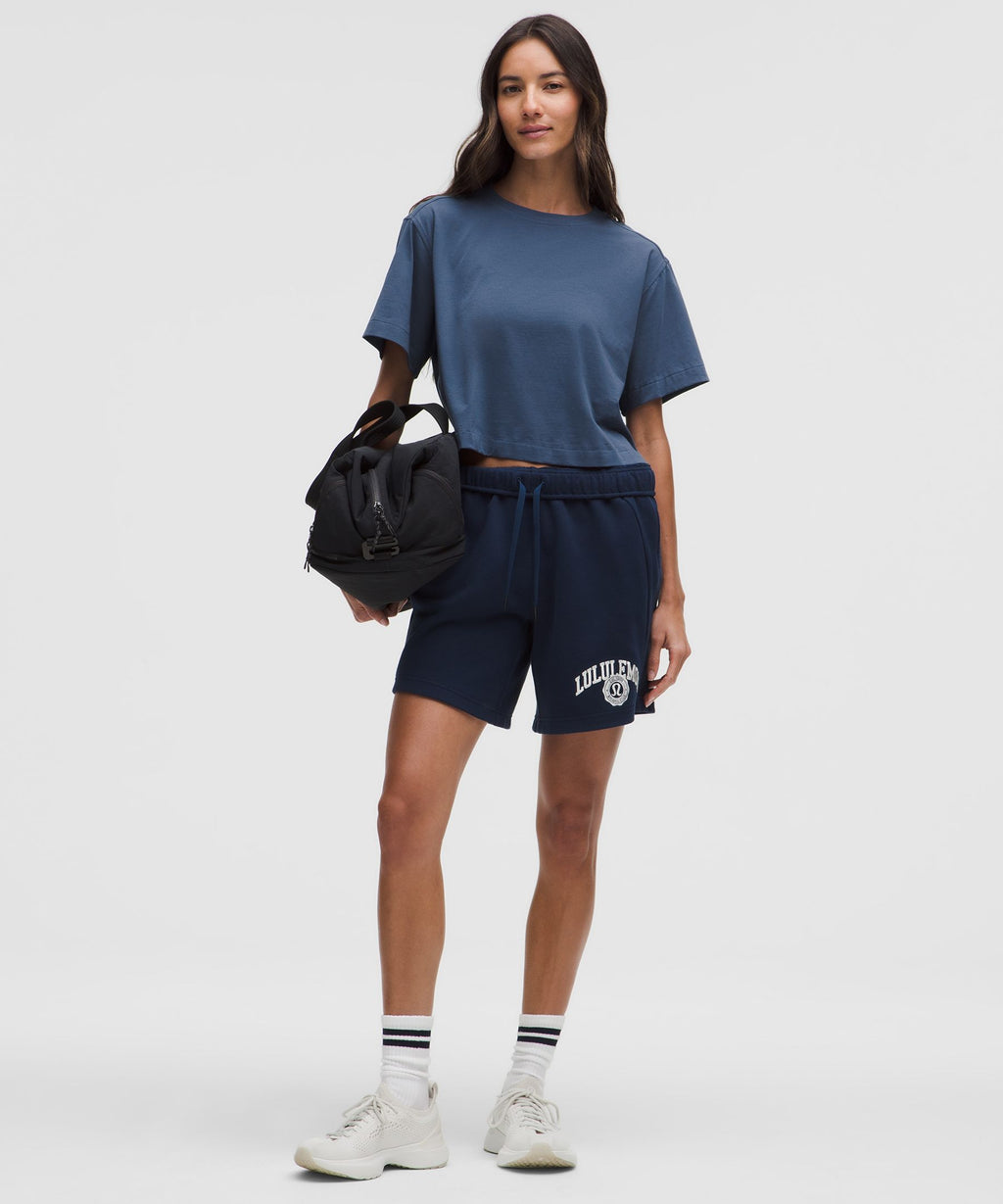 All Yours Organic Cotton-Blend Cropped T-Shirt