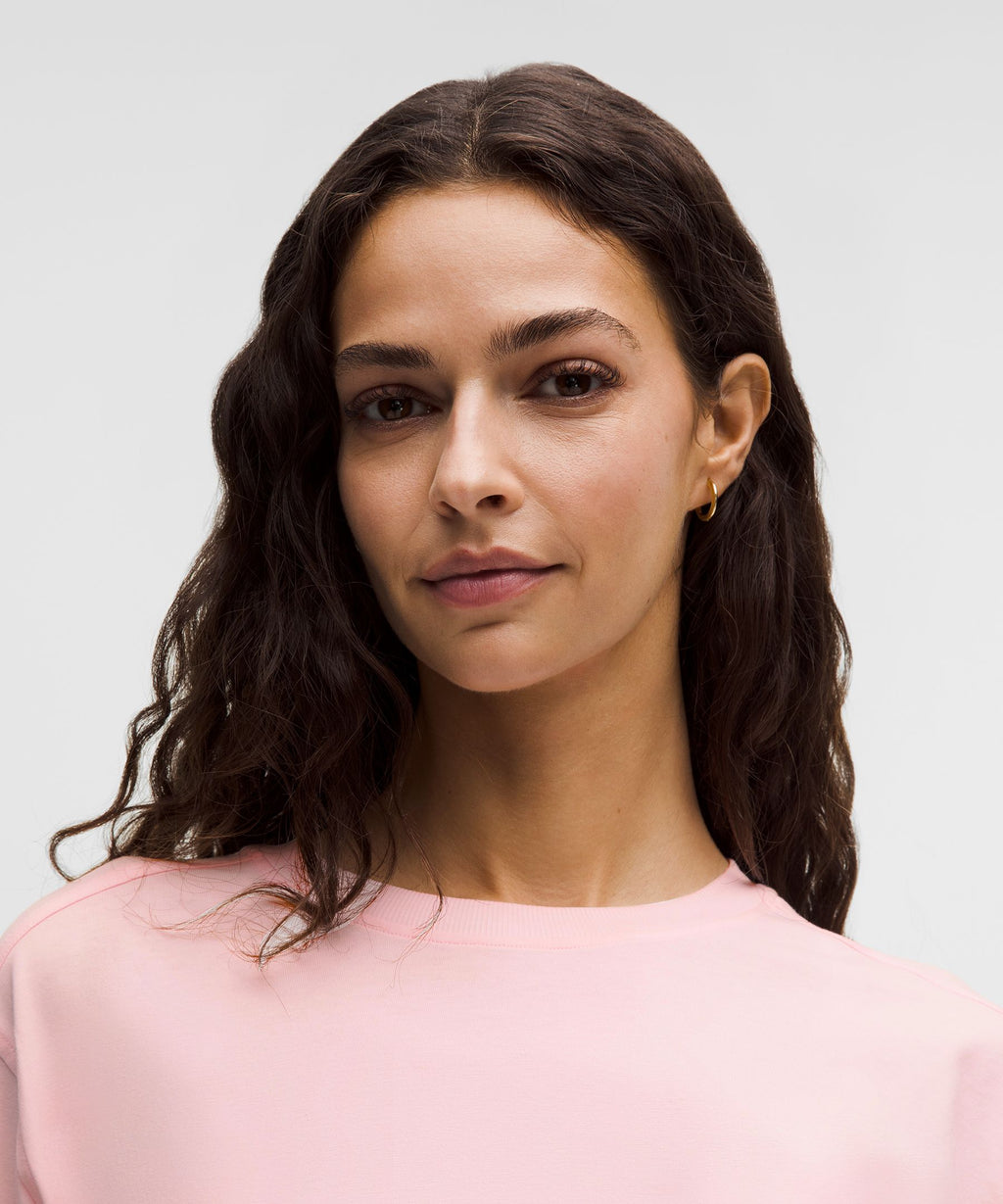 All Yours Organic Cotton-Blend Cropped T-Shirt