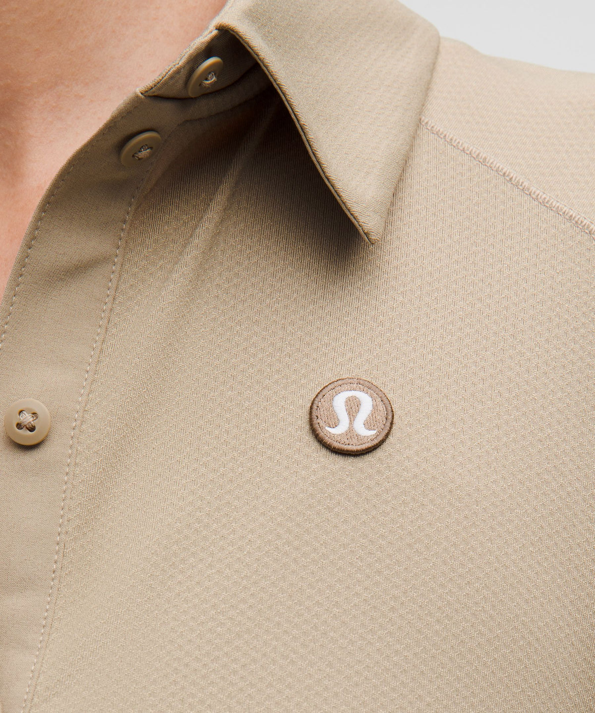 Quick-Dry Long-Sleeve Polo ShirtStraight Hem