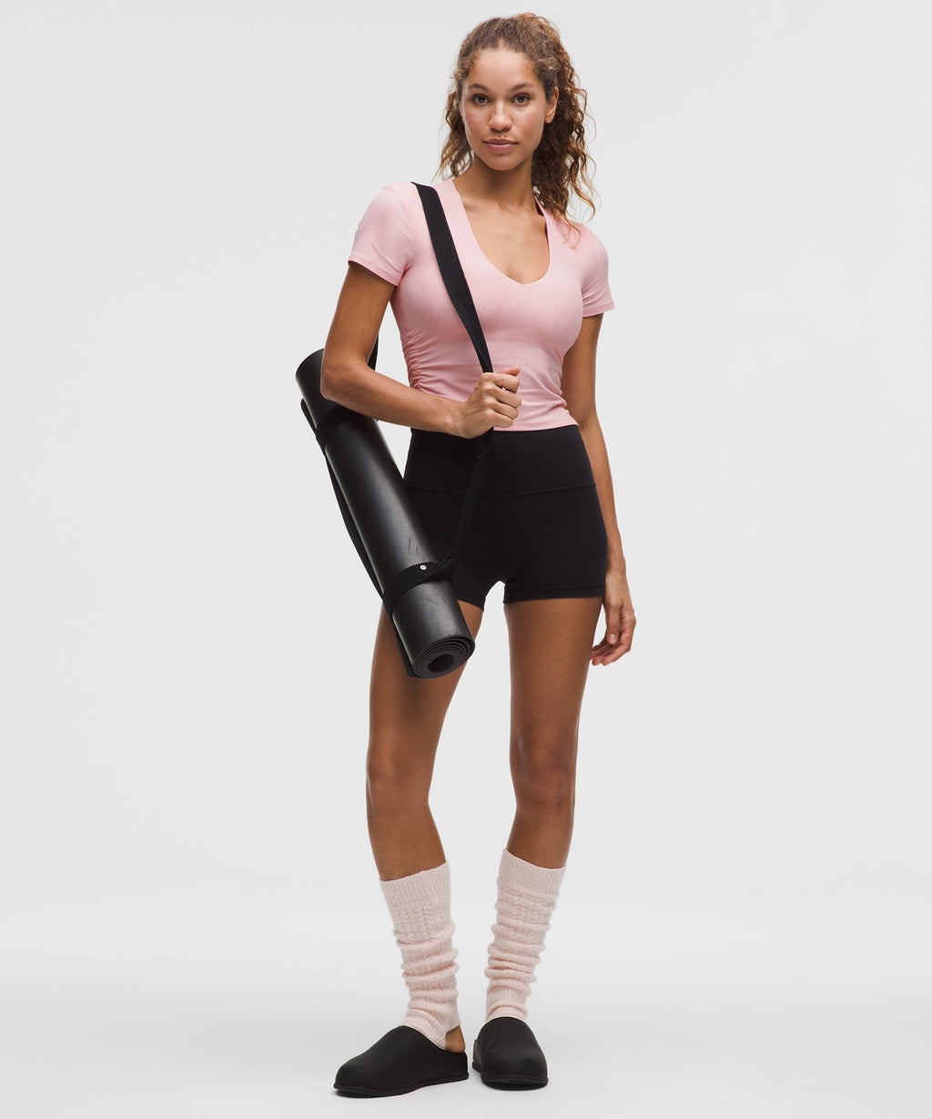 All It Takes Ribbed Nulu V-Neck T-ShirtB–D Cups