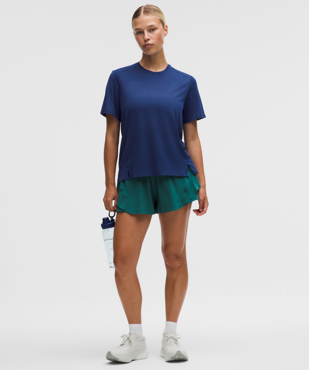 Fast and Free Short-Sleeve ShirtPerforated Stripe