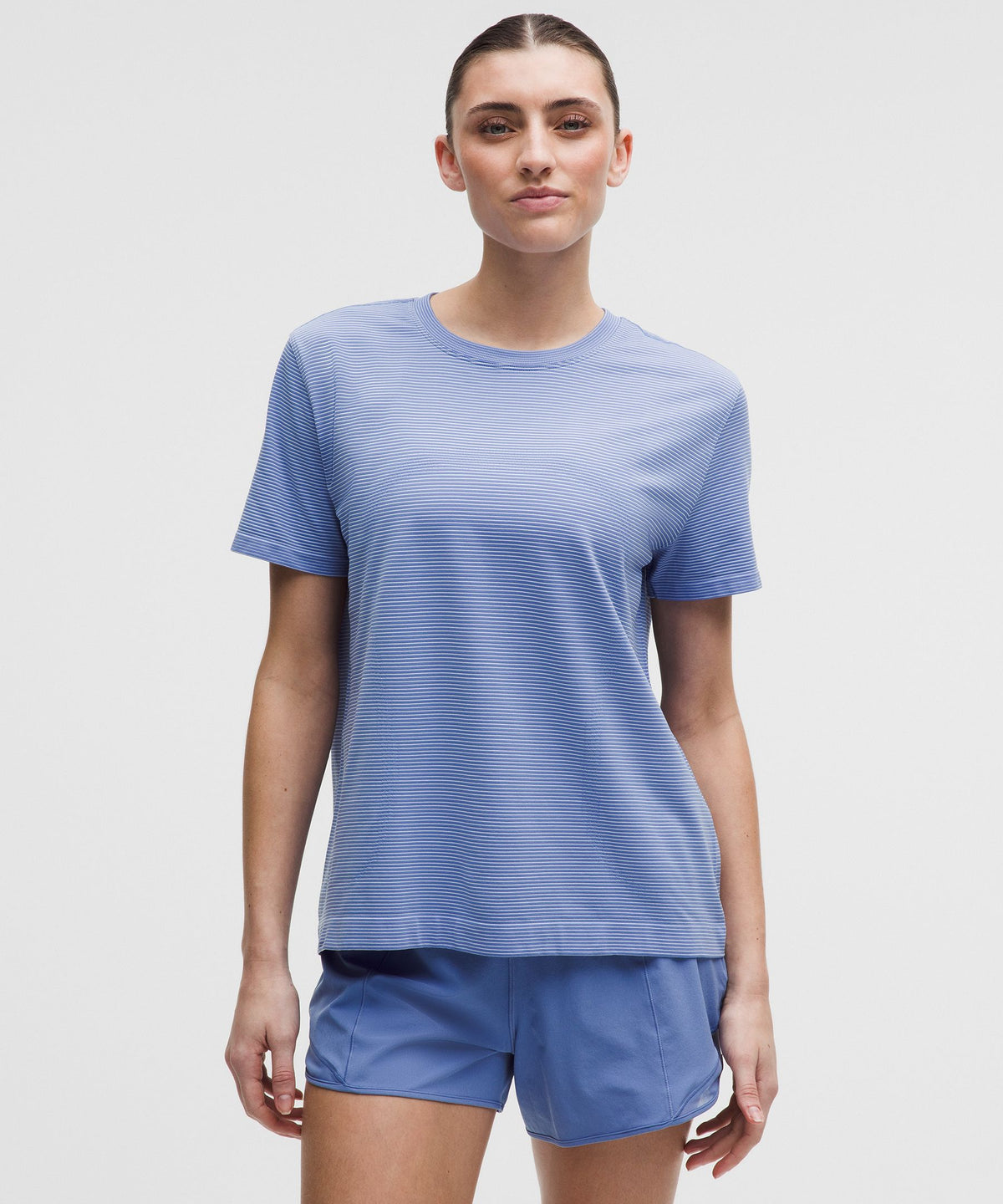 Swiftly Relaxed Short-Sleeve ShirtHip Length
