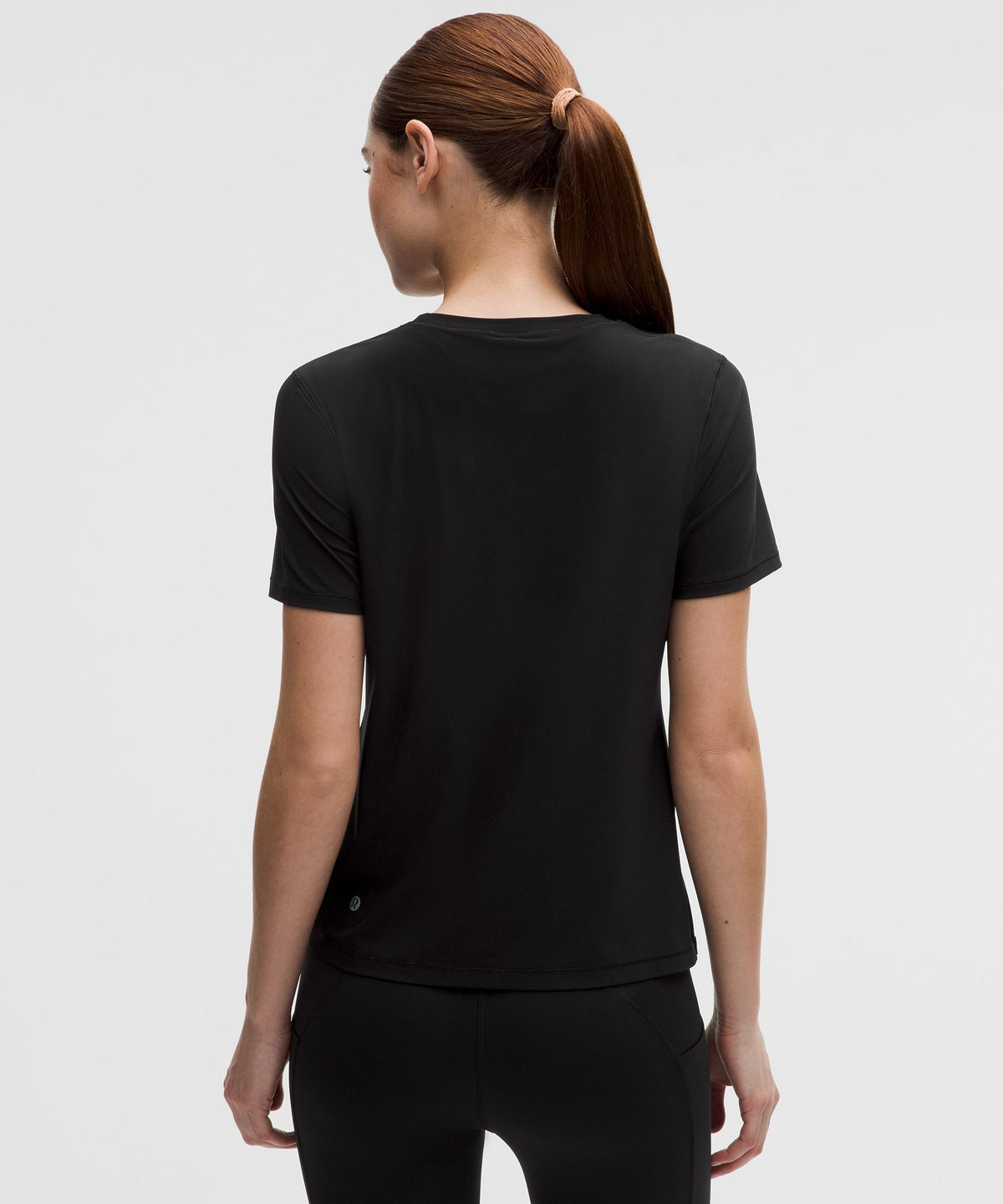 Side-Ruched Running Short-Sleeve Shirt