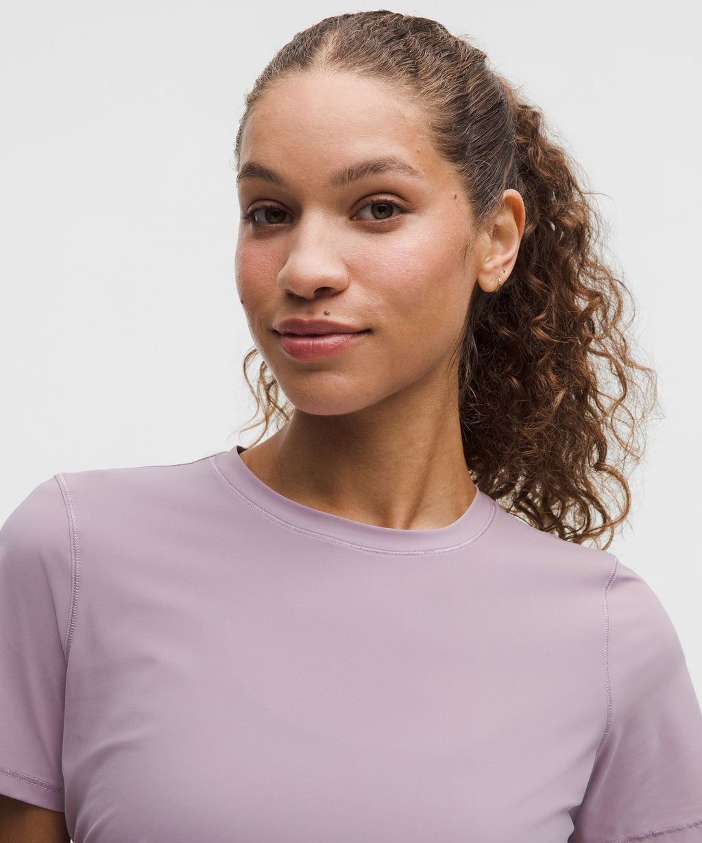 Side-Ruched Running Short-Sleeve Shirt