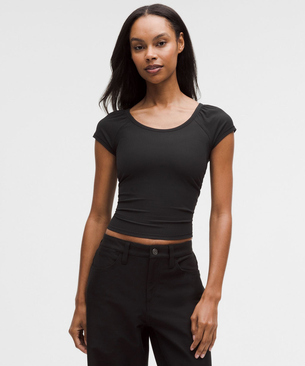 All It Takes Gathered Scoop-Neck T-Shirt