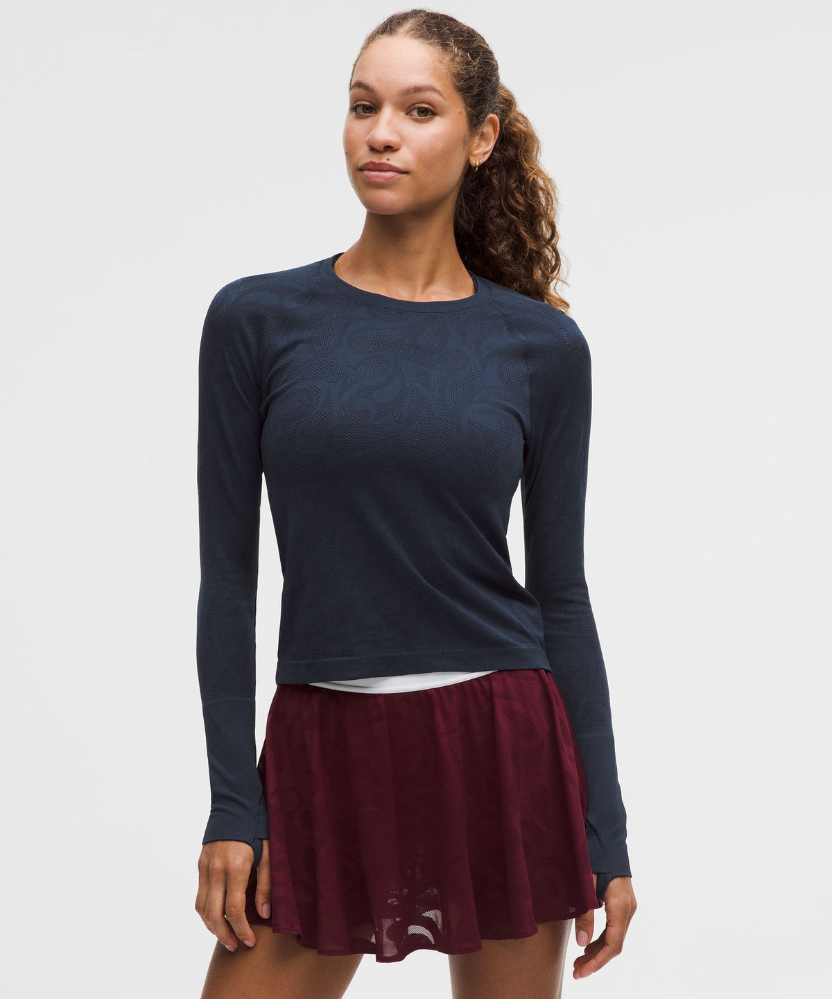 Swiftly Tech Long-Sleeve Shirt 2.0 Waist LengthPaisley