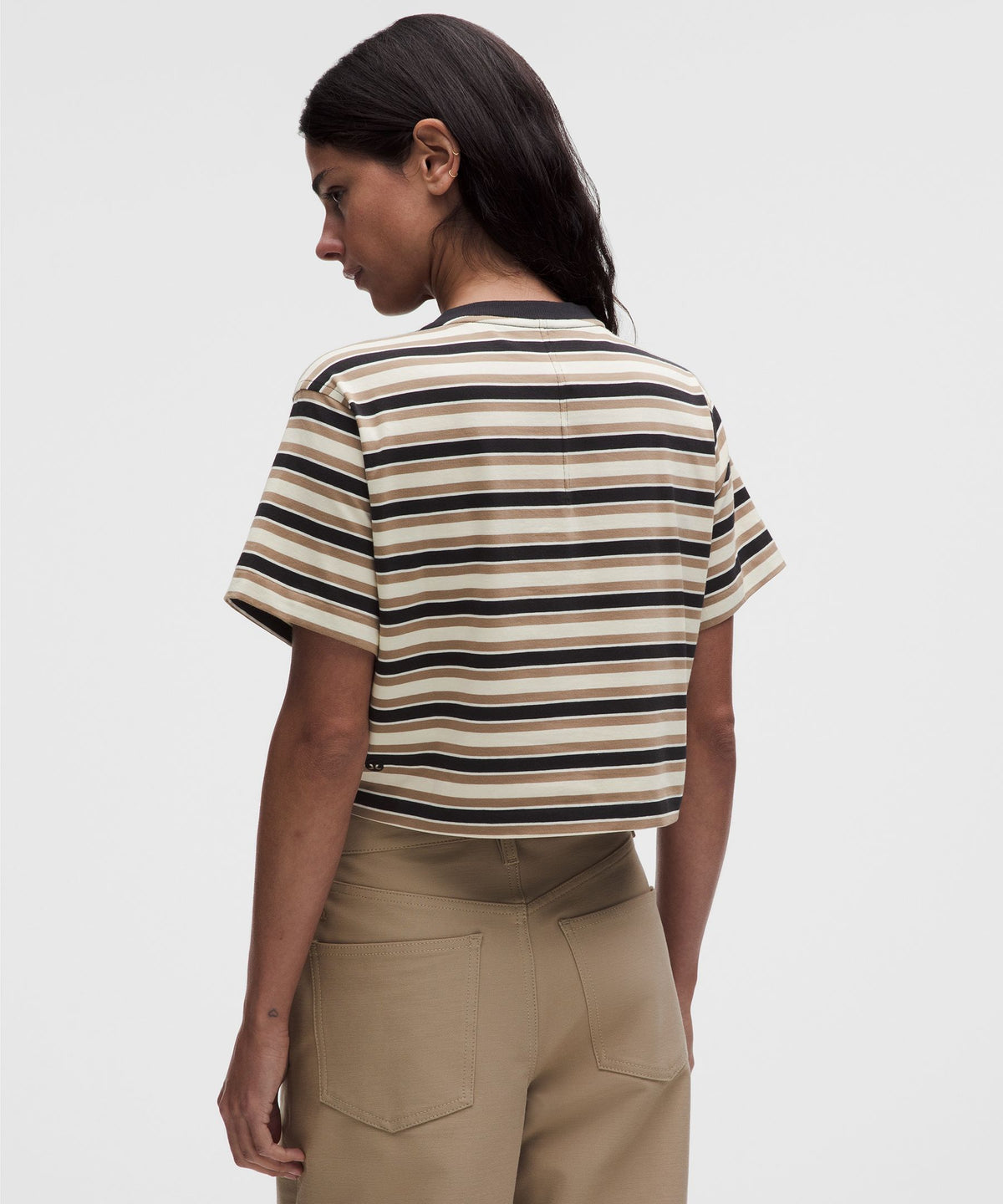 All Yours Organic Cotton-Blend Cropped T-Shirt