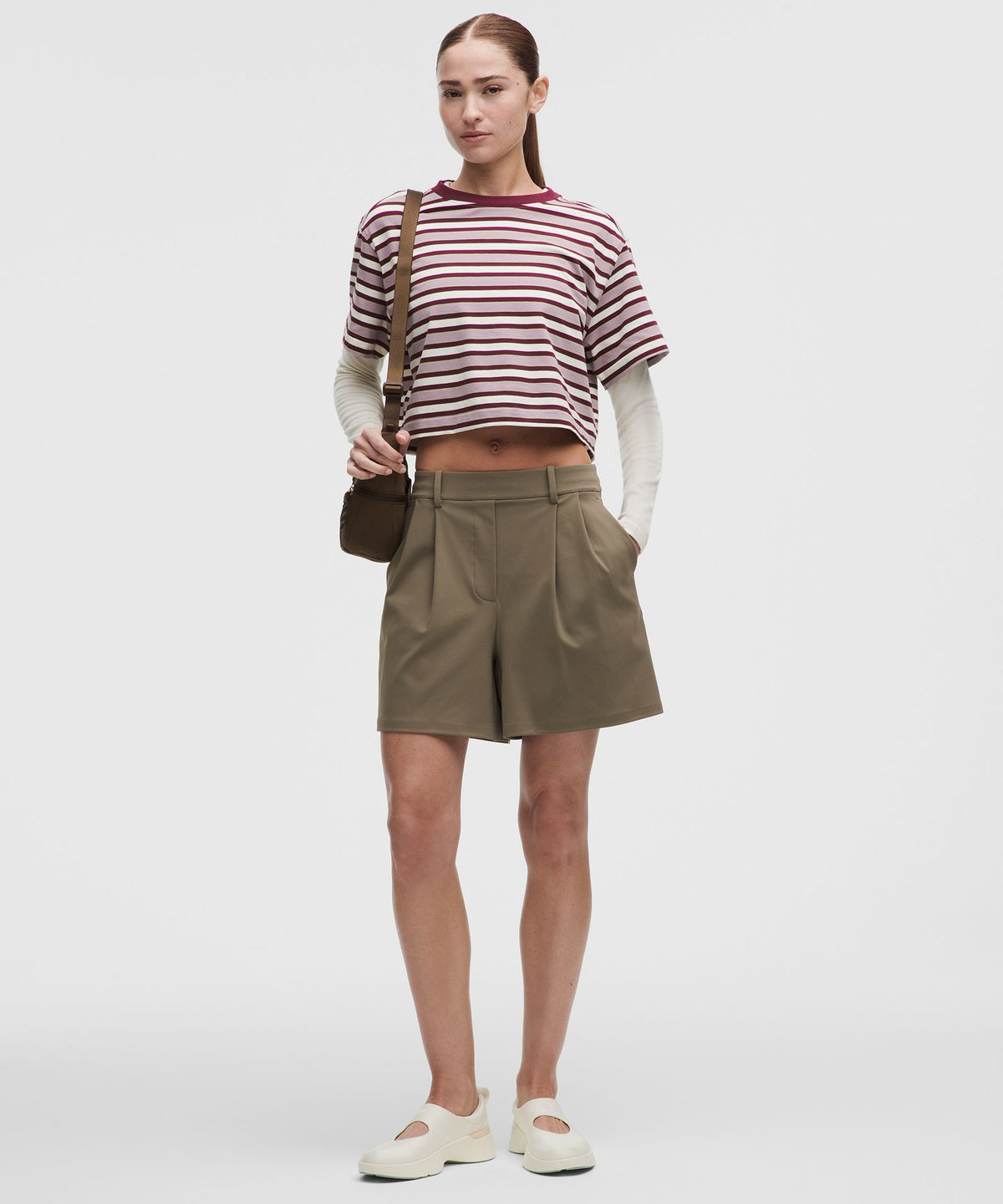 All Yours Organic Cotton-Blend Cropped T-Shirt