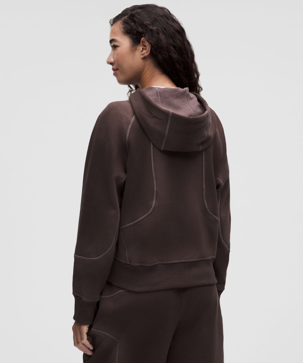 Faded French Terry Full-Zip HoodieSLNSH Collection