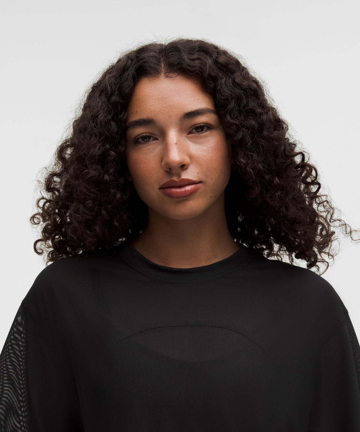 Stretch Mesh Relaxed-Fit T-Shirt